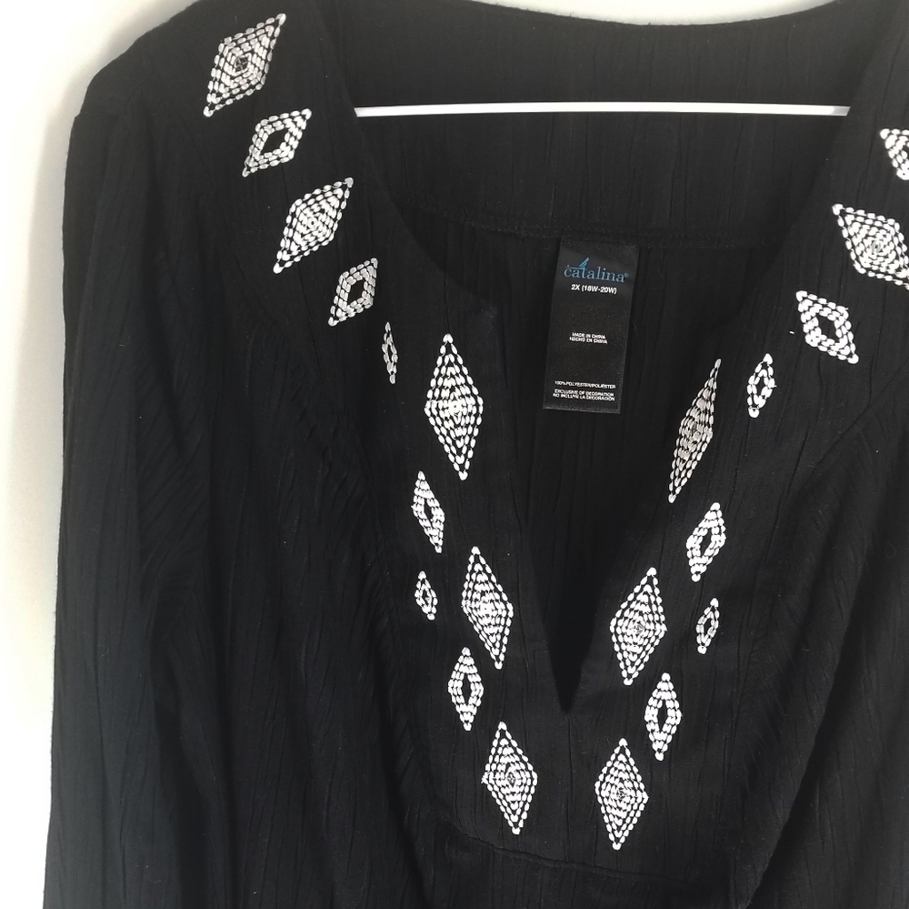 Catalina swim suit cover up top size 2X